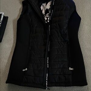Michael Kors Black Quilted Vest